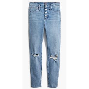 NWT J. Crew Factory 10” High-Rise Skinny Jean in All Day Stretch - Size 28